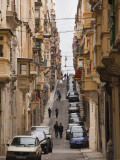 St. Ursula Street, Triq Sant-Orsla, Valletta, Malta Photographic Print by Walter Bibikow