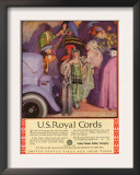 US Royal Cords, Magazine Advertisement, USA, 1924 Art
