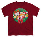 Youth: Garfield - Christmas Wreath Shirts