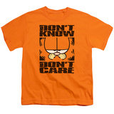 Youth: Garfield - Don't Know Don't Care T-Shirt