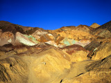 Artists Palatte a Rainbow of Colors at Edge of Black Mountains, Death Valley National Park, CA Photographic Print by Bernard Friel