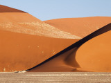 Abstract of Sand Dunes, Sossusvlei, Namibia, Africa Photographic Print by Wendy Kaveney