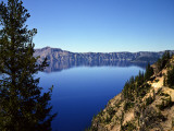 Crater Lake in Crater Lake National Park, Oregon, USA Photographic Print by Bernard Friel