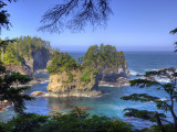 Seastacks, Makah Nation Tribal Lands, Cape Flattery, Washington, USA Photographic Print by Jamie & Judy Wild