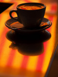 Cappuccino Reflection, Lugano, Ticino Canton, Switzerland Fotografiskt tryck av Walter Bibikow Cappuccino Reflection, Lugano, Ticino Canton, Switzerland Fotografiskt tryck av Walter Bibikow