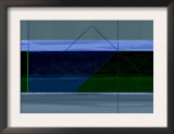 Blue and Green Poster by  NaxArt