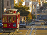 Cable Car on Powell Street in San Francisco, California, USA Photographic Print by Chuck Haney