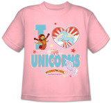Youth: Word Girl - I Heart Unicorns T-shirts