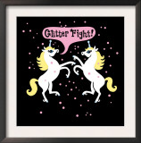 Unicorn Glitter Fight Posters