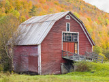 Barn in Vermont's Green Mountains, Hancock, Vermont, USA Photographic Print by Jerry & Marcy Monkman