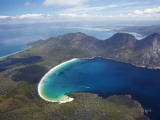 Wineglass Bay and the Hazards, Freycinet National Park, Tasmania, Australia Photographic Print by David Wall