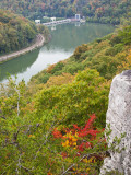 Kanawha River Overlook, Hawks Nest State Park, Anstead, West Virginia, USA Photographic Print by Walter Bibikow
