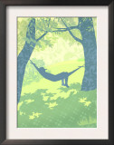 Man in Hammock Posters