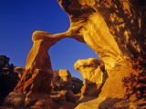 Metate Arch in Devils Garden in the Grand Staircase Escalante National Monument, Utah, USA Photographic Print by Chuck Haney