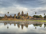 Panoramic View of Temple Ruins, Angkor Wat, Cambodia Photographie par  Jones-Shimlock