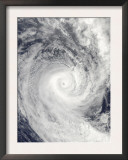 Tropical Cyclone Oli Off the Coast of Tahiti Art