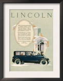 Lincoln, Magazine Advertisement, USA, 1926 Posters