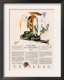 Cadillac, Magazine Advertisement, USA, 1928 Poster