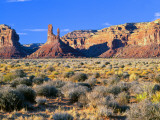 Pinnacles and Buttes in Valley of the Gods, Monument Valley, Utah, USA Photographic Print by Bernard Friel