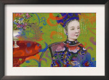 Asian Woman in Chair Prints