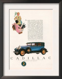 Cadillac, Magazine Advertisement, USA, 1927 Posters