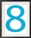 Blue Eight Posters by  Avalisa