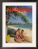 Nassau And Bahama Islands, Magazine Advertisement, UK, 1950 Prints