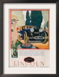 Lincoln, Magazine Advertisement, USA, 1928 Poster