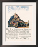 Cadillac La Salle, Magazine Advertisement, USA, 1929 Posters