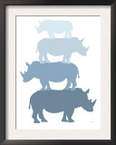 Blue Rhino Prints by  Avalisa