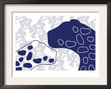 Navy Jaguar Poster by  Avalisa