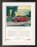 Cadillac La Salle, Magazine Advertisement, USA, 1933 Poster