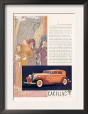 Cadillac, Magazine Advertisement, USA, 1933 Print
