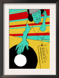DJ Spinning Poster