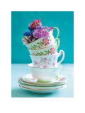 Pretty Cups and Flowers Posters par Lauren Floodgate