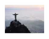Christ Statue, Mt. Corcovado, Brazil Print