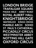 London Transport Bus Blind Posters