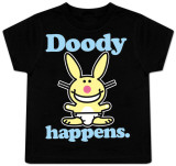Toddler: Happy Bunny - Doody Happens T-Shirts Toddler: Happy Bunny - Doody Happens T-Shirts