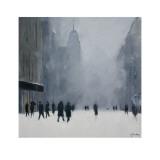 White Out, 5th Avenue Posters av Jon Barker