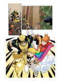 Wolverine And Power Pack 1 Group: Wolverine, Zero-G, Mass Master, Lightspeed and Energizer Art by Gurihiru Unknown