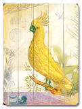 Natural Wonders-Yellow Bird Wood Sign
