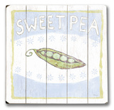 Sweet Pea Wood Sign