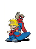 Gus Beezer & Spiderman 1 Cover: Gus Beezer and Spider-Man Prints by Gurihiru Unknown