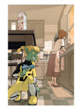 Skrulls Vs. Power Pack 3 Cover: Energizer Prints by Gurihiru Unknown