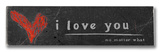 I Love You II Wood Sign I Love You II Wood Sign