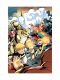 Iron Man And Power Pack 3 Cover: Zero-G, Lightspeed and Energizer Prints by Gurihiru Unknown