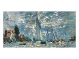 Regatta in Argenteuil Giclée-Premiumdruck von Claude Monet