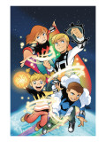 Power Pack: Day One 1 Cover: Lightspeed, Mass Master, Zero-G and Energizer Prints by Gurihiru Unknown