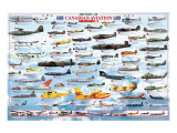 History of Canadian Aviation Giclee Print