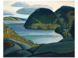 Coldwell Bay, North of Lake Superior reproduction procédé giclée par Lawren S. Harris
